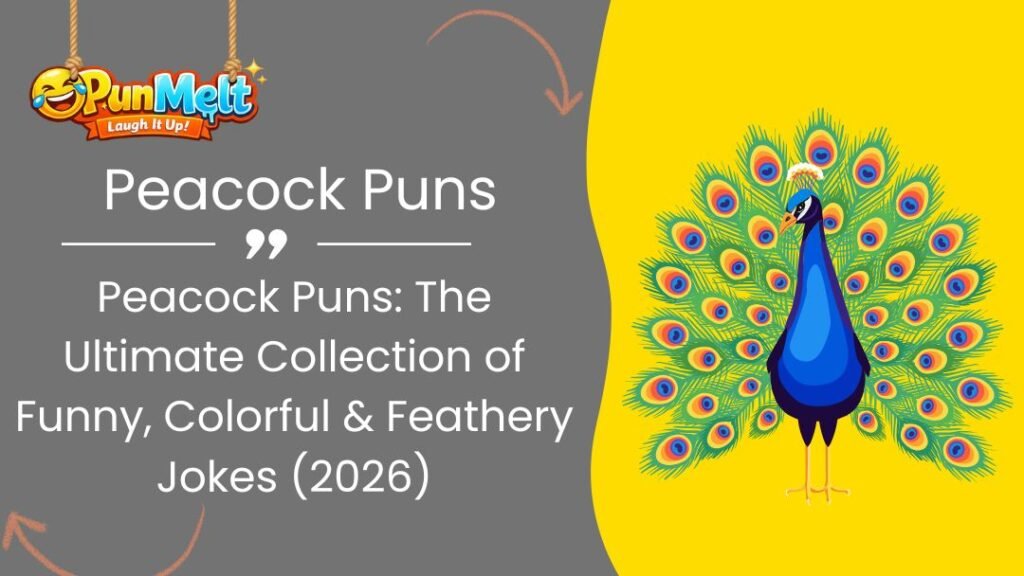 150+ Peacock Puns: Funny, Creative & Joke Collection