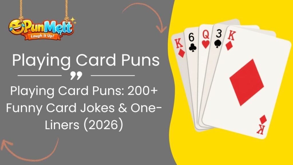 Playing Card Puns: 200+ Funny Card Jokes That Always Win the Deck 🎴