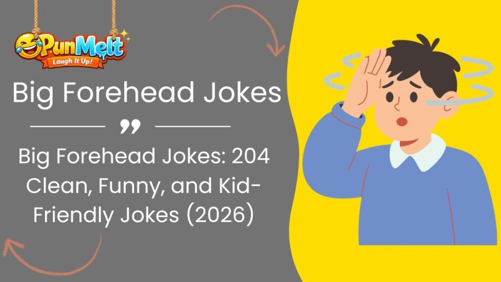 Big Forehead Jokes: 204 Clean, Funny, and Kid-Friendly Jokes