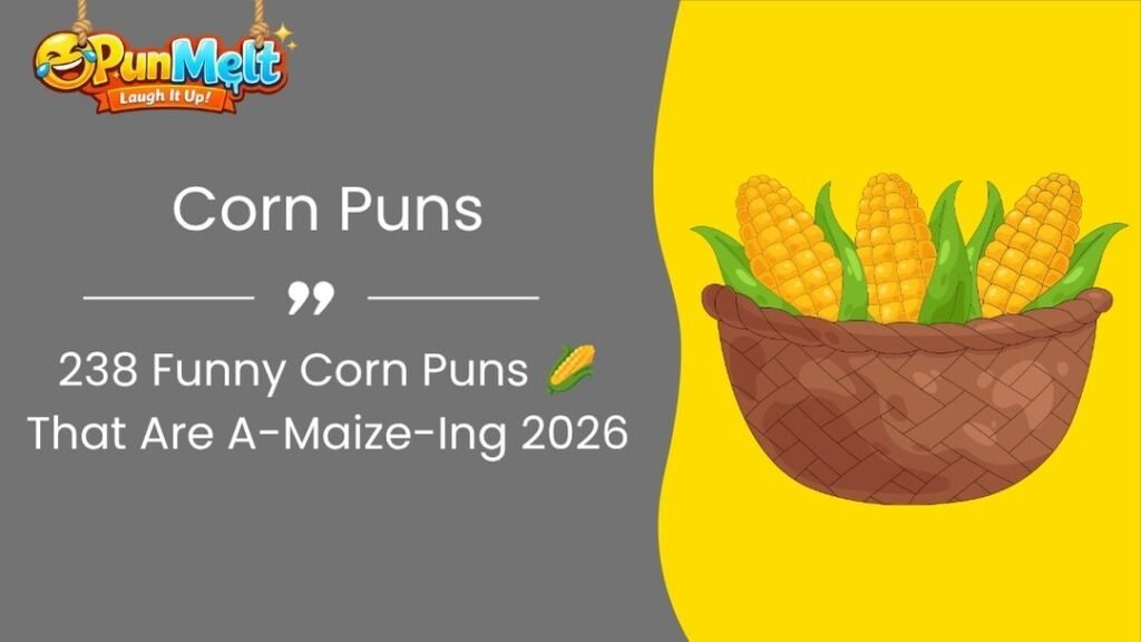 230+ Funny Corn Puns That Are Simply A-Maize-Ing 🌽 2026
