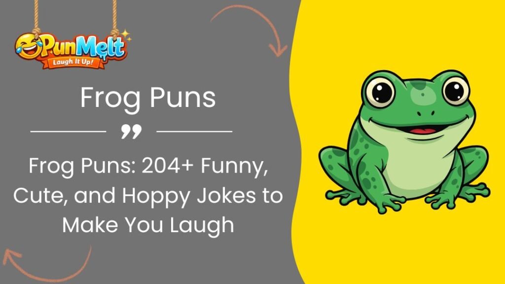 204+ Frog Puns: Funny and Hoppy Jokes 2026