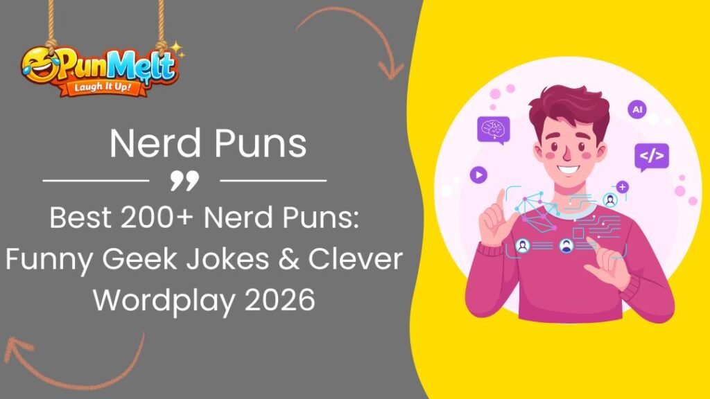 Best 200+ Nerd Puns: Funny Geek Jokes & Clever Wordplay 2026