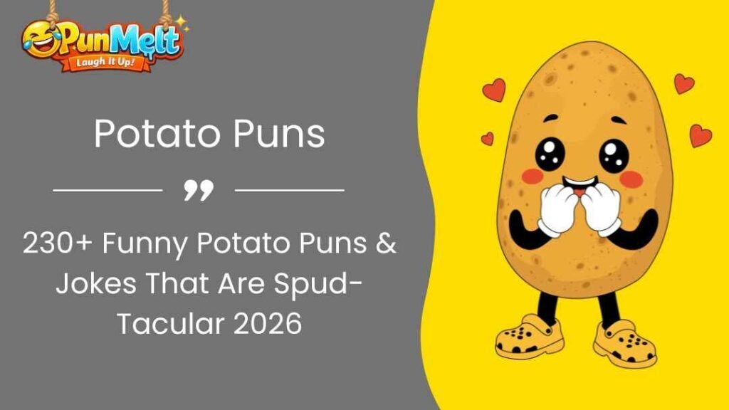 230+ Funny Potato Puns & Jokes That Are Spud-Tacular 2026