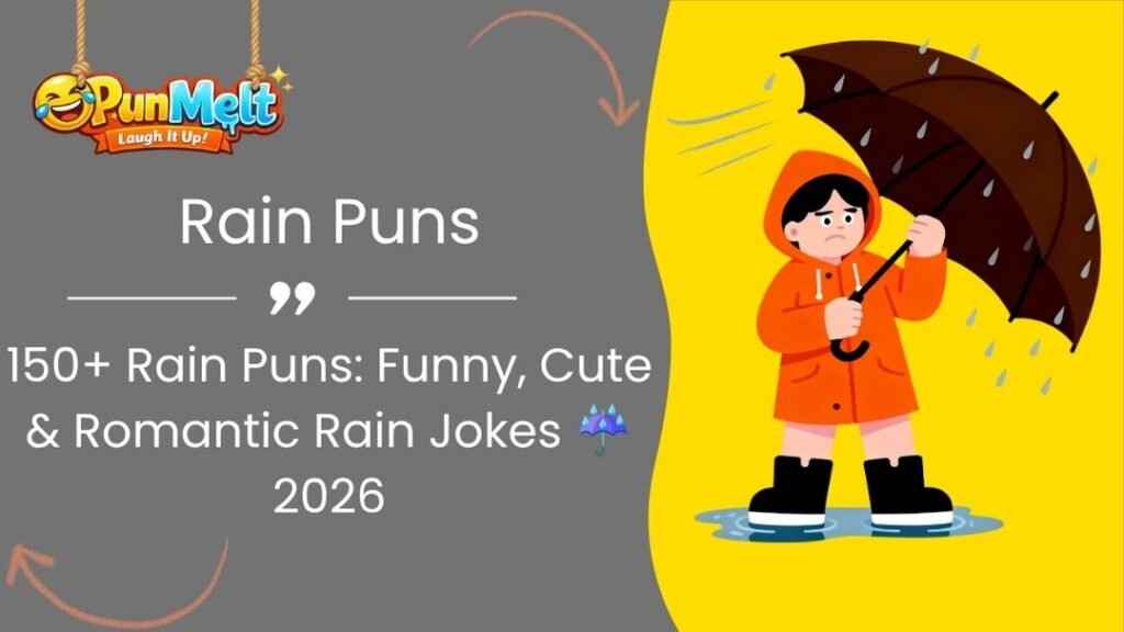 150+ Rain Puns: Funny, Cute & Romantic Rain Jokes ☔ 2026
