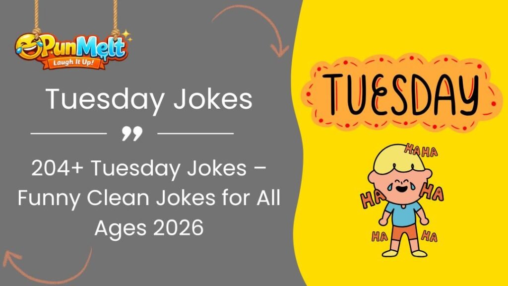 204+ Tuesday Jokes – Funny Clean Jokes for All Ages 2026