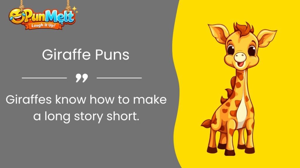 400+ Giraffe Puns: Tall, Funny, and Neck-Level Jokes That Will Make You Laugh