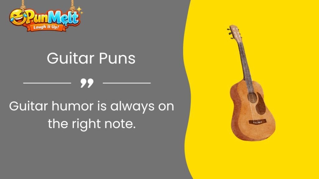 425+ Guitar Puns: Funny Guitar Jokes, One-Liners & Clever Wordplays